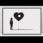 Sehnsucht Herz Poster DIN A4