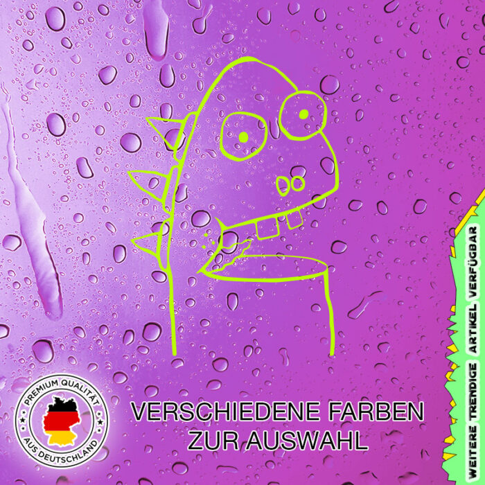 Aufkleber Sticker 1 www.sticker-1.com Lustiger Drache Hochwertig