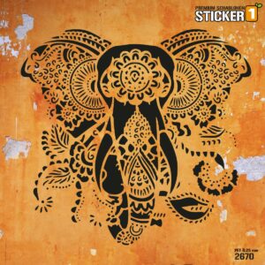 Schablonen Premium Qualität Stencil Elefant Harmonie