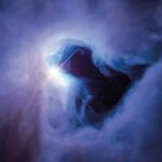 Poster eines Reflexionsnebels in der Nähe des Orionnebels