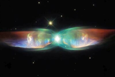 Poster des Twinjet Nebels aufgenommen vom Hubble Teleskop der NASA