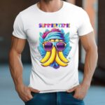 T-Shirt Banana Eine Banane mit Sonnenbrille