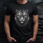 T-Shirt Tiger Weißer Tiger