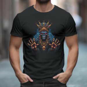 Weihnachts T-shirt - T-shirts selbst gestalten 294 T-Shirt Dark Voodoo Priest