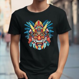 Weihnachts T-shirt - T-shirts selbst gestalten 260 T-Shirt Aztec Challenge Azteken