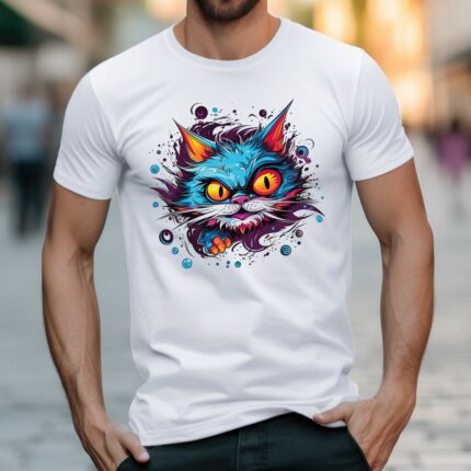T-Shirt Katze Dizzy Cat