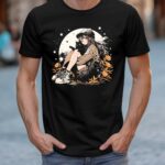 T-Shirt Anime Katze Girl Cat