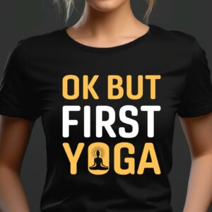 XXL Poster | Wandposter bestellen | Sticker 1 112 T-Shirt Yoga Spruch Peace Love Yoga - Schwarz