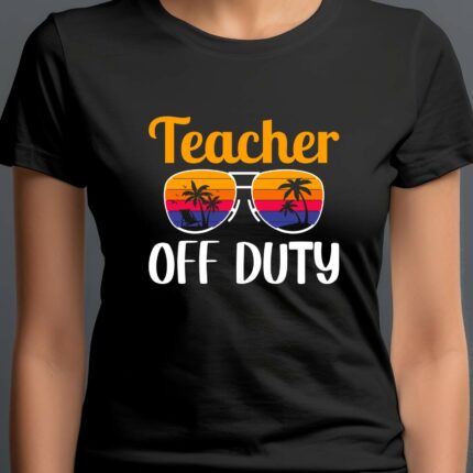 T-Shirt Lehrerin Teacher Of Duty Lehrer - Schwarz