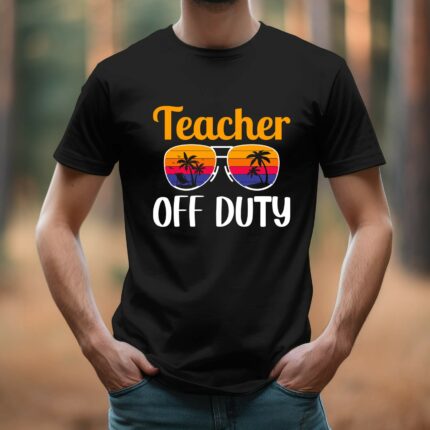 T-Shirt Lehrerin Teacher Of Duty Lehrer - Schwarz