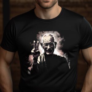 Weihnachts T-shirt - T-shirts selbst gestalten 321 T-Shirt Gandhi Peace Damen/Herren - Schwarz