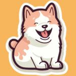 Bügelbild Akita Inu Hund