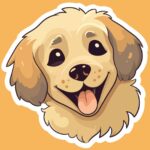 Bügelbild Golden Retriever Max 1 - Bügelbilder in premium Qualität