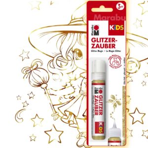 Die besten Motorrad T-Shirts mit Hochauflösendem Druck bei Sticker1! 236 Marabu KiDS Glitzerzauber Glitter Gold Textilfarbe