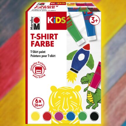 Marabu KiDS T-Shirt Farbe 6er-Set 6x36ml