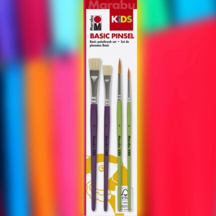 Pinselset x4 Marabu KiDS Pinsel-Set Basic