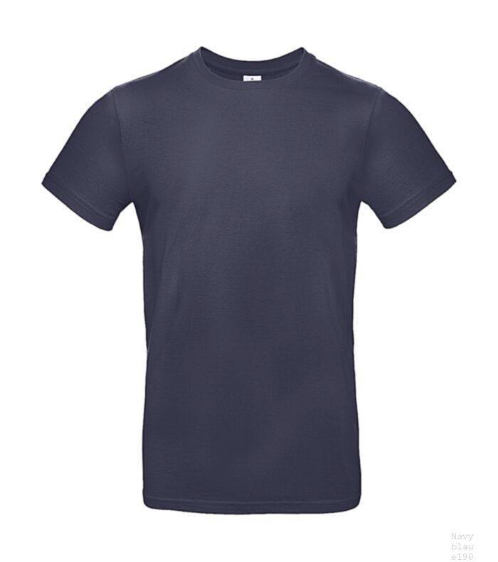 T-Shirt drucken T-Shirt E190 Navy Blau - Vorne