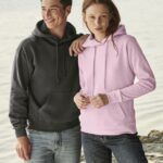 Hoodie günstig bedrucken - Hoodie - 280g/m2 - Fruit of the Loom - Ladies Classic Hooded Sweat - Damen - Viele Farben - 24901 [Digital]