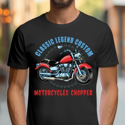 Motorrad T-Shirt - Classic Chopper T-Shirt 000151_Mock_1200