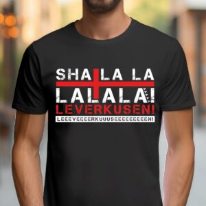 Weihnachts T-shirt - T-shirts selbst gestalten 100 Leverkusen Fanshirt Bayer04 Meister 2024