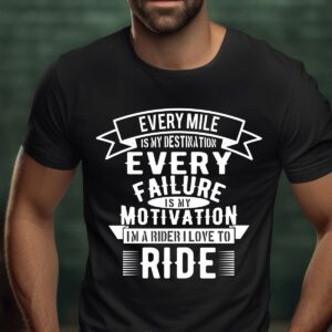 T-Shirt für Biker - I love to ride