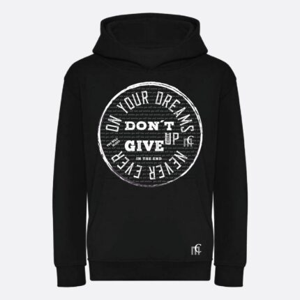 Hoodie Don´t Give Up BWII - Black - Milan cologne