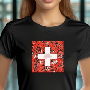 T-Shirts bedrucken 229 Schweiz Europameisterschaft 2024 T-Shirt Schweiz T-Shirt