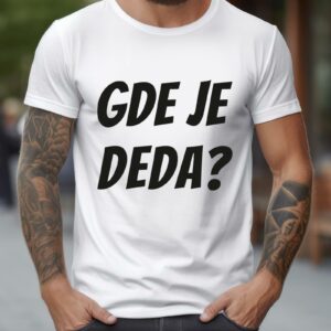 Weihnachts T-shirt - T-shirts selbst gestalten 230 Shirt mit Spruch Gde je deda
