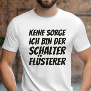 Weihnachts T-shirt - T-shirts selbst gestalten 184 Lustiges Elektriker T-Shirt Keine Sorge ich bin der Schalter Flüsterer