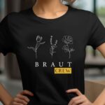 JGA T-Shirt Braut und JGA T-Shirt Braut Crew