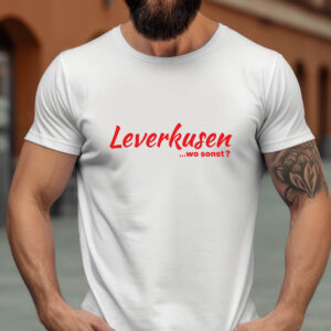 Weihnachts T-shirt - T-shirts selbst gestalten 170 Leverkusen wo sonst? T-Shirt