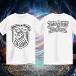 Fraktion Einhorn Ausmal Shirt Meisterschule der Fabelwesen – Bild 2